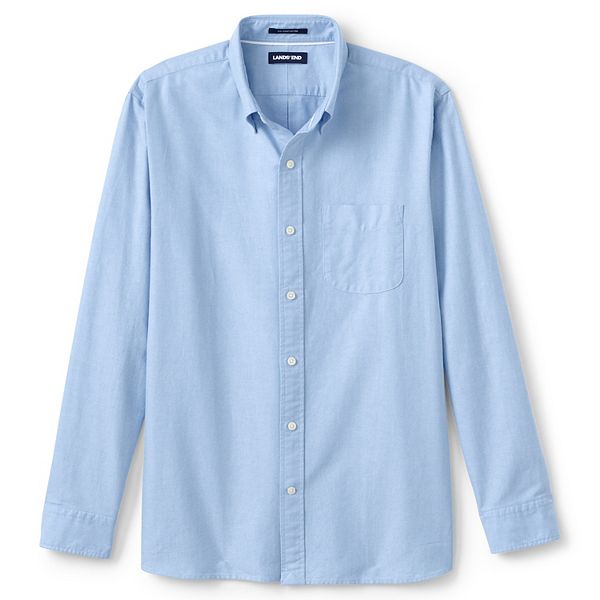 Big & Tall Lands' End Sail Rigger Oxford Button-Down Shirt