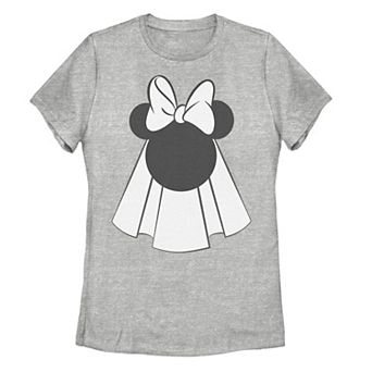 Juniors' Disney's Bride Veil Minnie Ears Tee