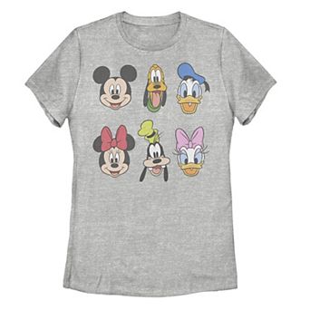 Juniors' Disney's Mickey Always Trending Stack Poster Tee