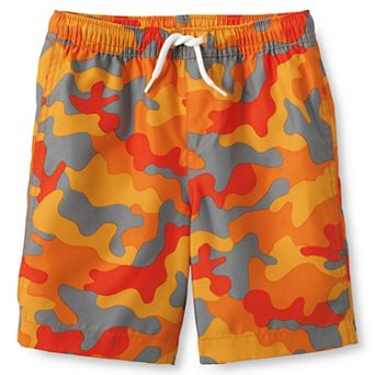 Boys 2-20 Lands' End Printed Swim Trunks