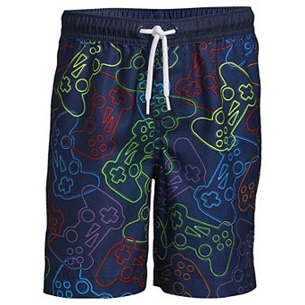 Boys 2-20 Lands' End Printed Swim Trunks