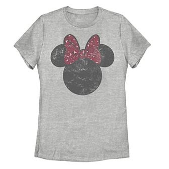 Juniors' Disney's Minnie Mouse Silhouette Tee