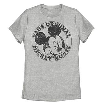 Juniors' Disney's Mickey Mouse True Original Circle Tee
