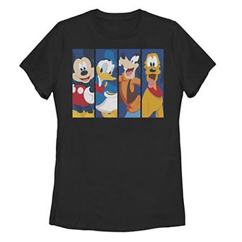 Juniors' Disney's Mickey Bro Time Panels Tee