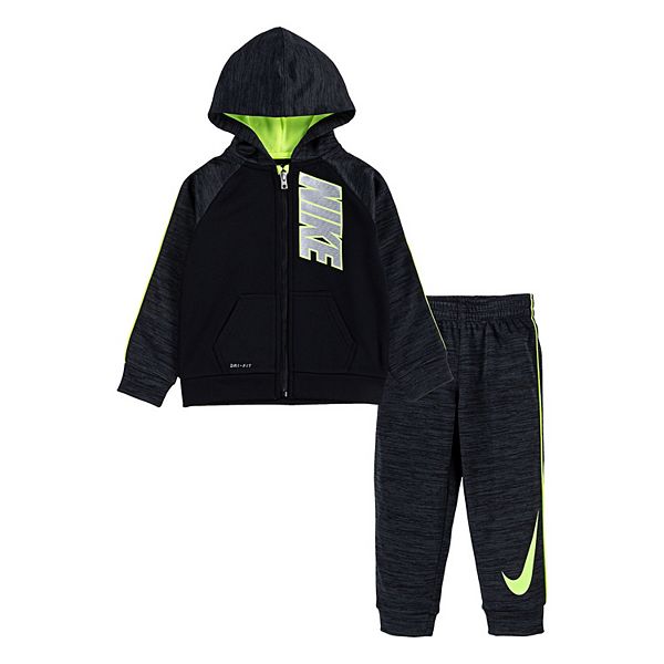 Toddler Boy Nike Therma Fleece Zip Hoodie & Jogger Set