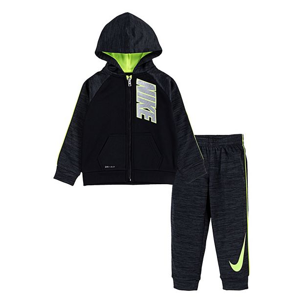  Nike Boy`s Therma Fleece Full Zip Hoodie & Jogger