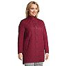Petite Plus Size Lands' End Insulated Packable Quilted Barn Coat