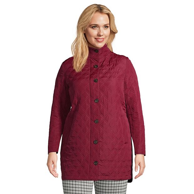 Lands end quilted barn on sale coat