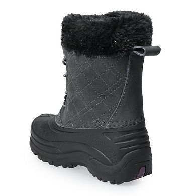 totes Harper Mid Girls' Waterproof Winter Boots