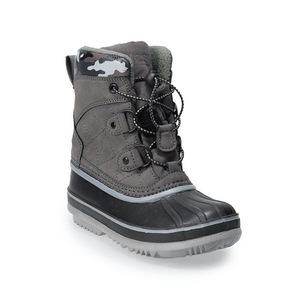 totes Roman Mid Boys' Waterproof Winter Boots