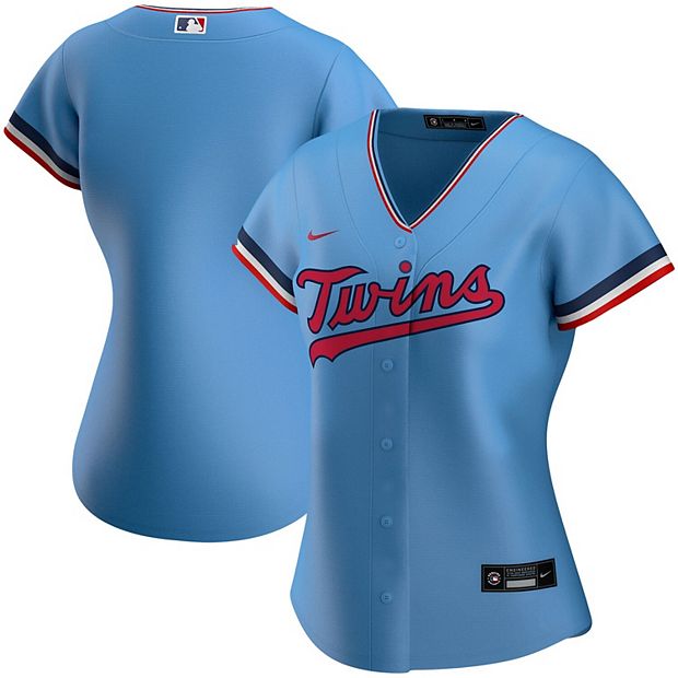 Men's Gray Minnesota Twins Replica V-Neck Jersey