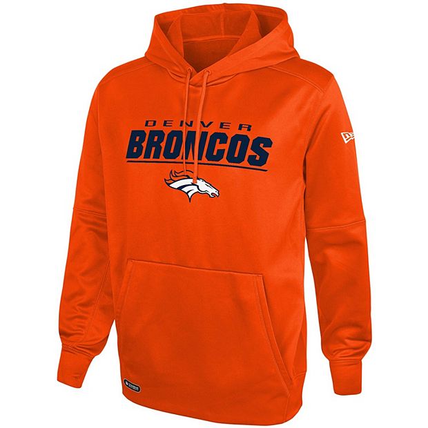 Men's Antigua Heather Gray Denver Broncos Victory Full-Zip Jacket Size: Medium