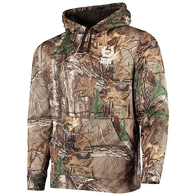 Men's Dunbrooke Realtree Camo Indianapolis Colts Circle Champion Tech Fleece Pullover Hoodie