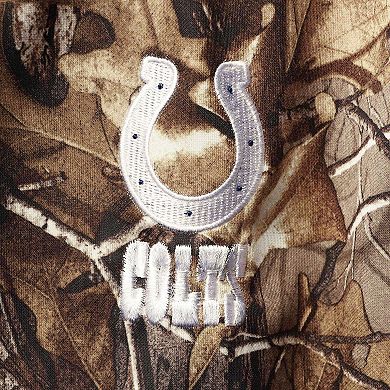 Men's Dunbrooke Realtree Camo Indianapolis Colts Circle Champion Tech Fleece Pullover Hoodie
