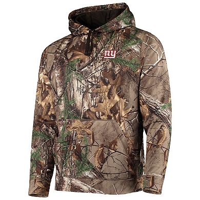 Men's Dunbrooke Realtree Camo New York Giants Circle Champion Tech Fleece Pullover Hoodie