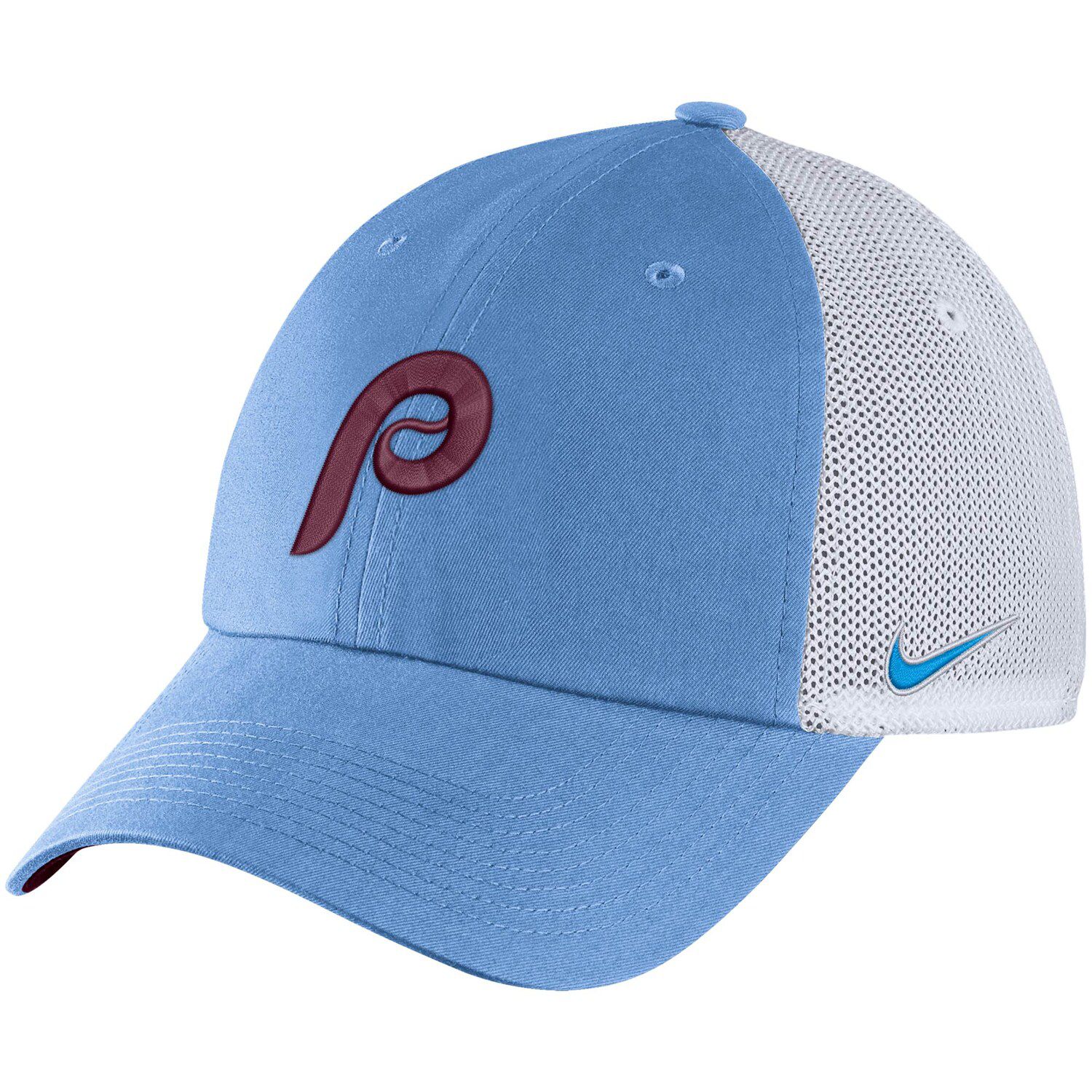 light blue nike cap