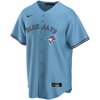 Men's Nike Bo Bichette Powder Blue Toronto Blue Jays Alternate Replica Player Name Jersey