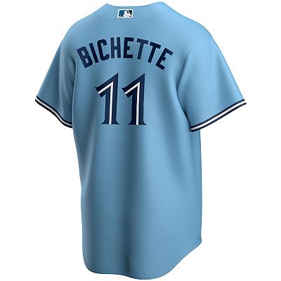 Men s Nike Bo Bichette Powder Blue Toronto Blue Jays Alternate Replica Player Name Jersey