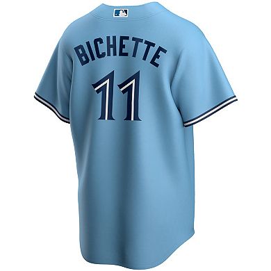 Men's Nike Bo Bichette Powder Blue Toronto Blue Jays Alternate Replica Player Name Jersey