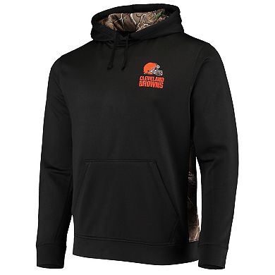 Men's Dunbrooke Black/Realtree Camo Cleveland Browns Logo Ranger Pullover Hoodie