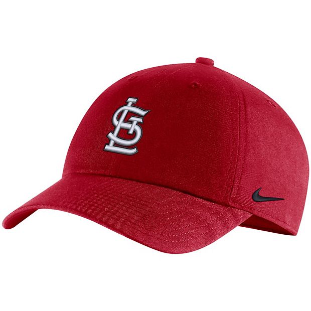 Men's St. Louis Cardinals Logo Nike Red Heritage 86 Unstructured Adjustable  Hat