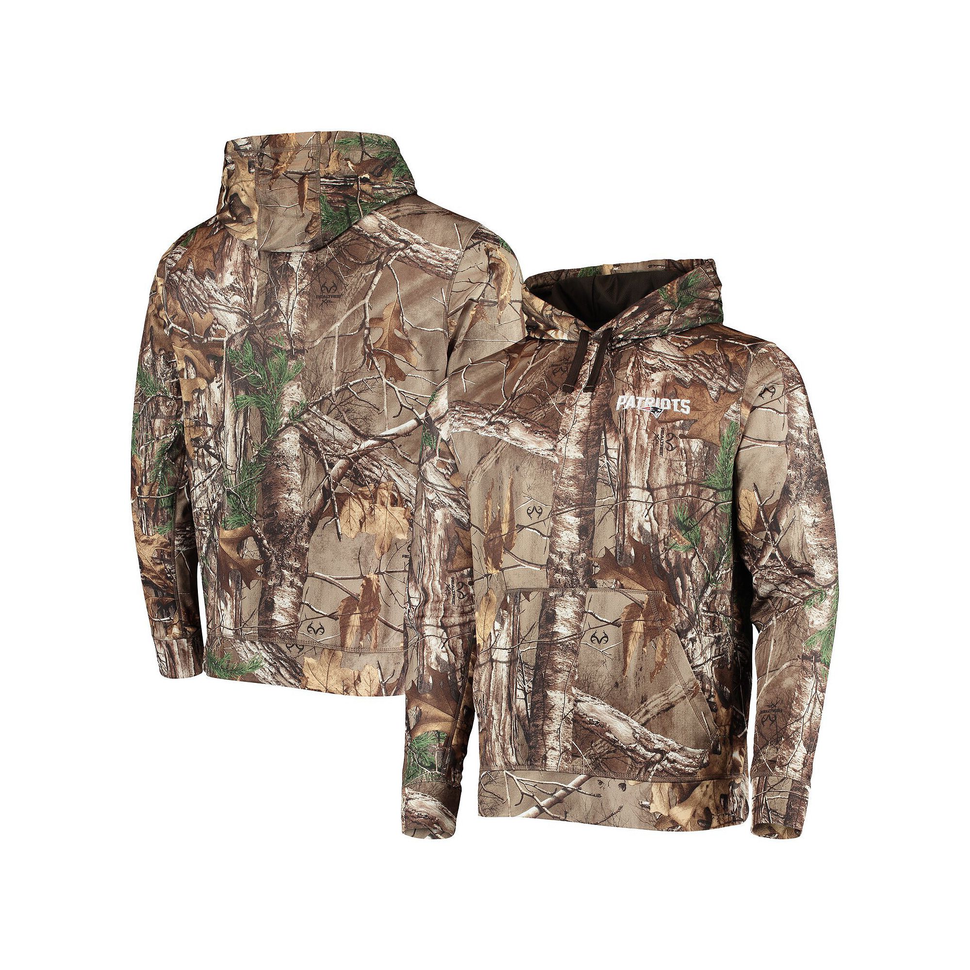 Mens Dunbrooke Realtree Camo New England Patriots Circle Champion Tech Fle