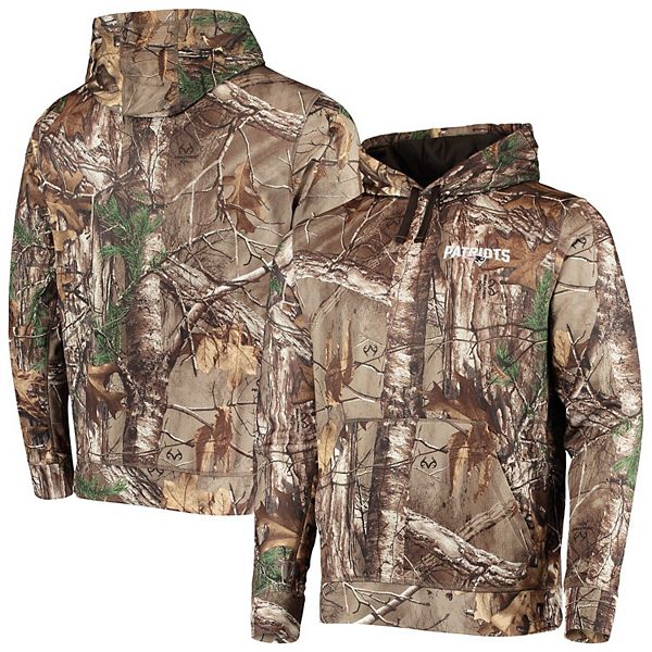 New England Patriots Adult M Camo Hoodie Hooded Sweatshirt Realtree NFL