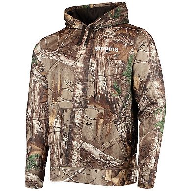 Men's Dunbrooke Realtree Camo New England Patriots Circle Champion Tech Fleece Pullover Hoodie