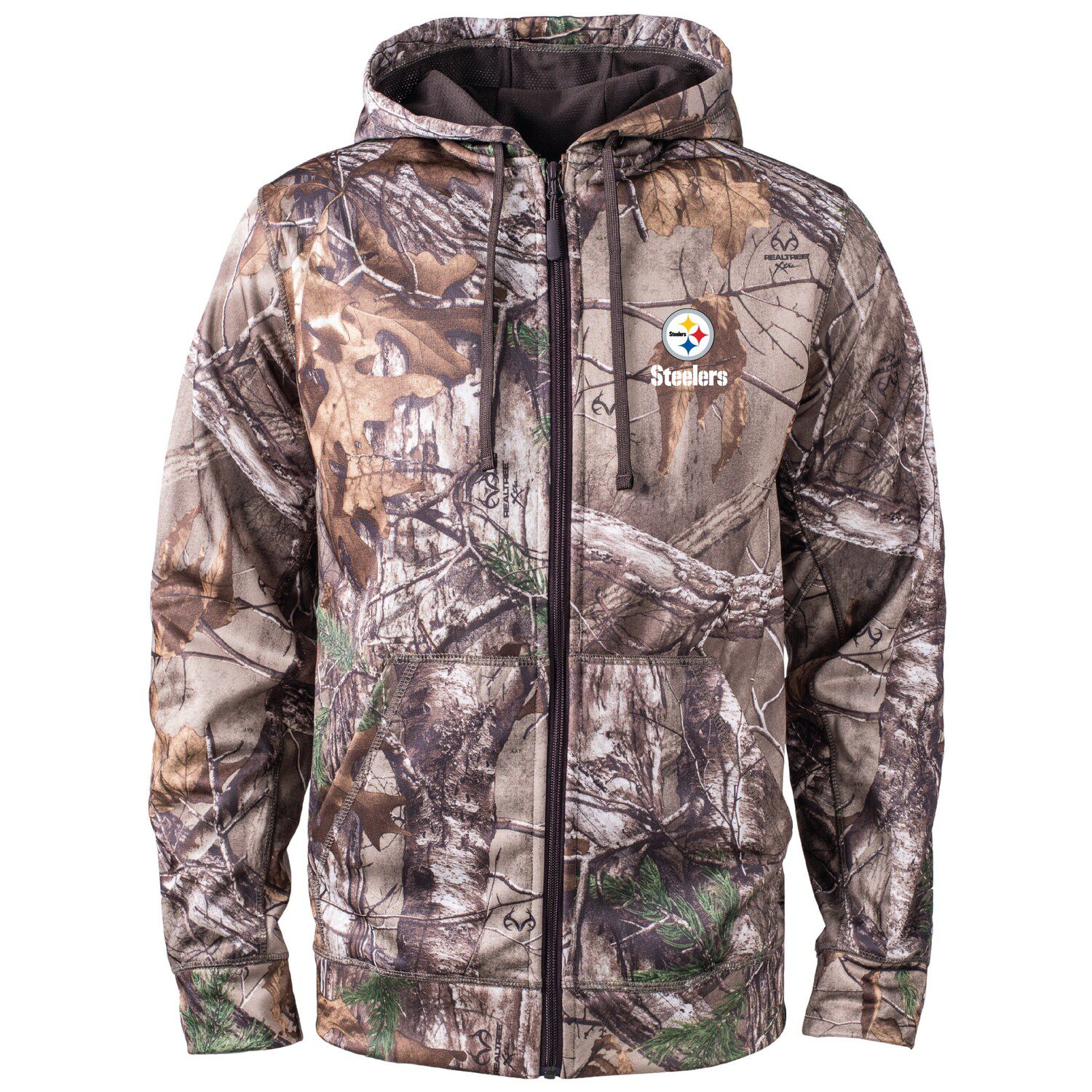 Pittsburgh Steelers Dunbrooke Logo Ranger Pullover Hoodie - Black/Realtree  Camo