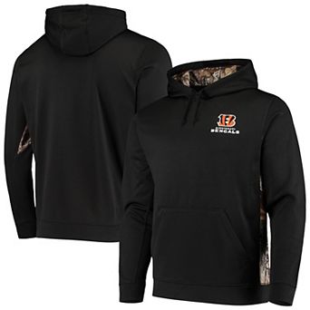 Men's Dunbrooke Black/Realtree Camo Cincinnati Bengals Logo Ranger Pullover Hoodie