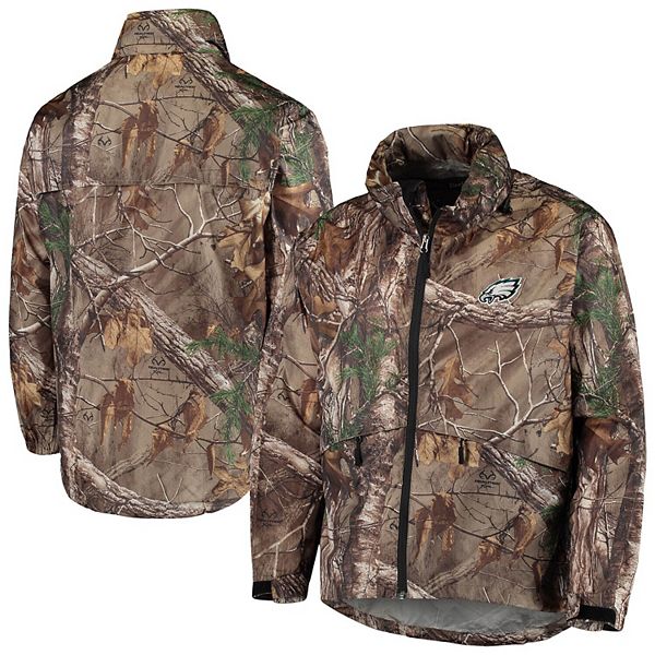 Men's Dunbrooke Realtree Camo Las Vegas Raiders Circle Sportsman Waterproof Packable Full-Zip Jacket Size: Medium