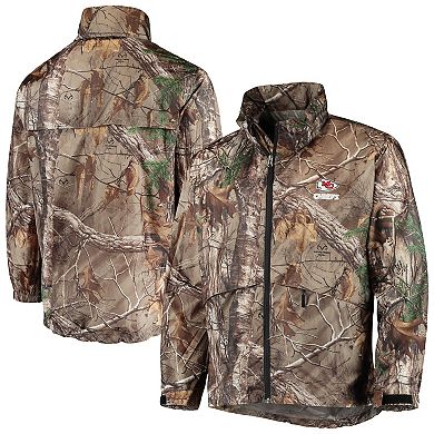 Men's Dunbrooke Realtree Camo Kansas City Chiefs Circle Sportsman Waterproof Packable Full-Zip Jacket