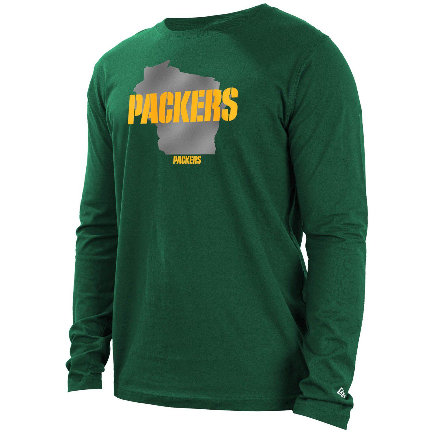 Green Bay Packers Fanatics Branded Women's Ombre Long Sleeve T-Shirt - Green /Gold