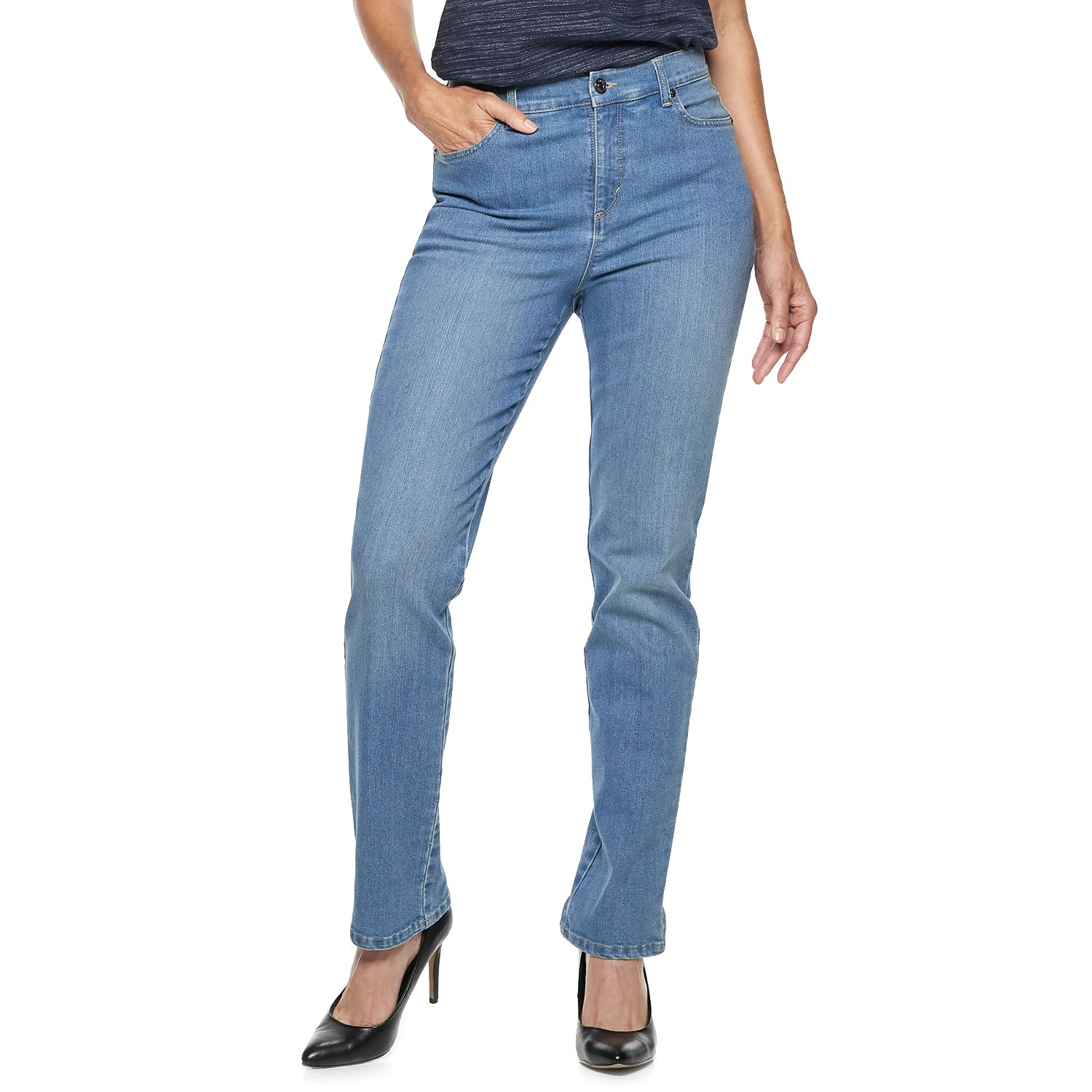 gloria vanderbilt amanda classic high waisted tapered jeans