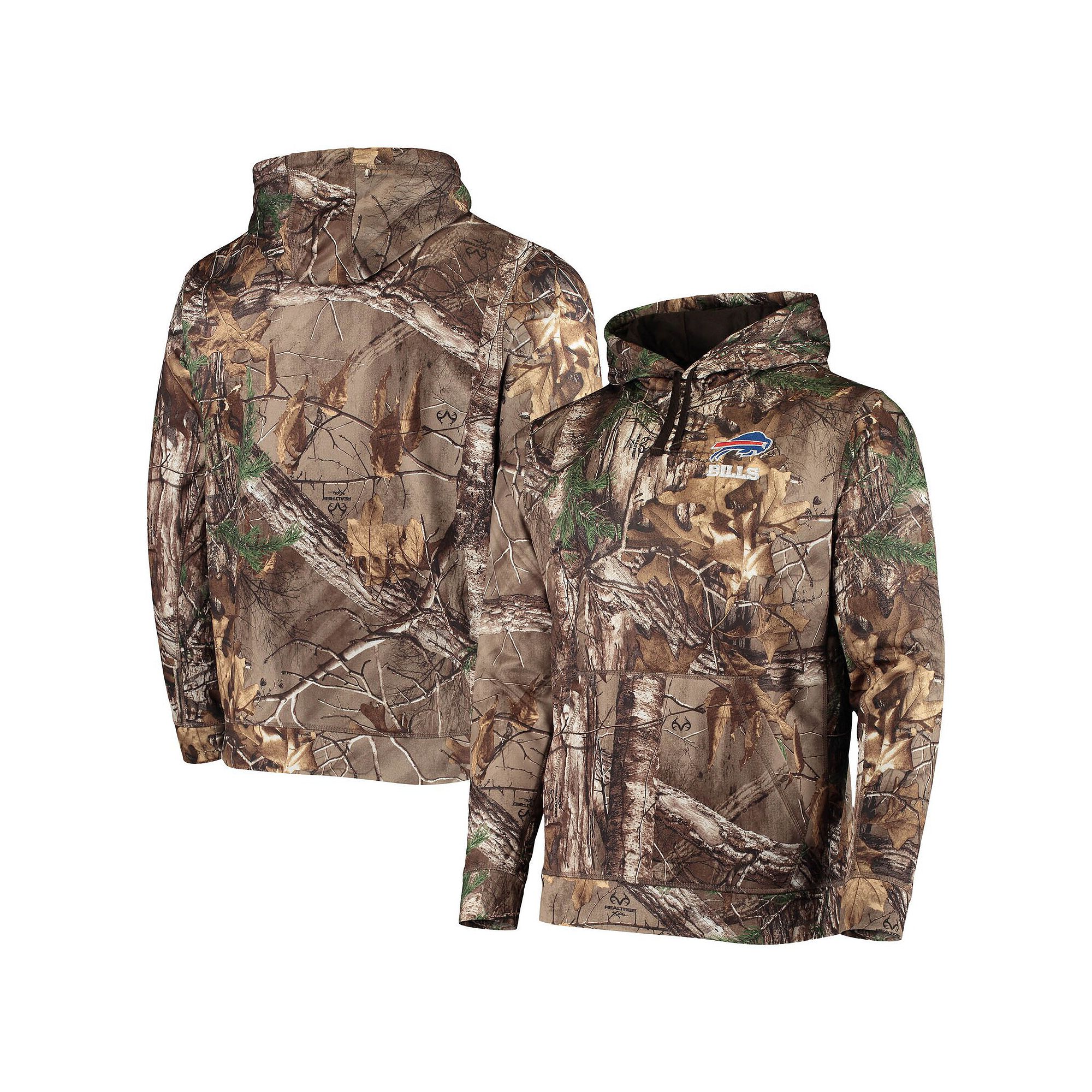 Mens Dunbrooke Realtree Camo Buffalo Bills Circle Champion Tech Fleece Pul