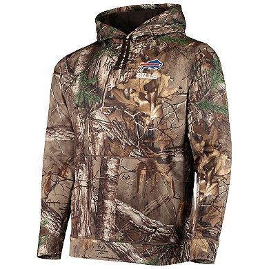 Men's Dunbrooke Realtree Camo Buffalo Bills Circle Champion Tech Fleece Pullover Hoodie