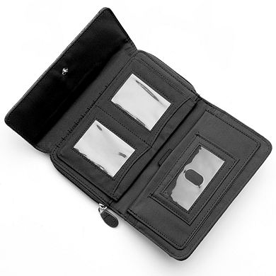 Croft & Barrow® Faux-Crocodile Clutch Organizer