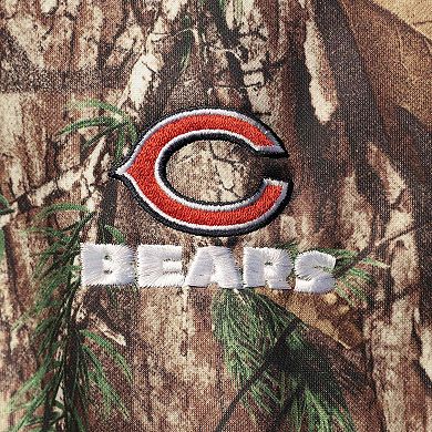 Men's Dunbrooke Realtree Camo Chicago Bears Trophy Tech Fleece Full-Zip Hoodie