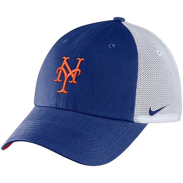 New York Mets Heritage86 Men's Nike MLB Trucker Adjustable Hat.