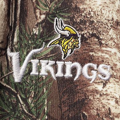 Men's Dunbrooke Realtree Camo Minnesota Vikings Circle Champion Tech Fleece Pullover Hoodie