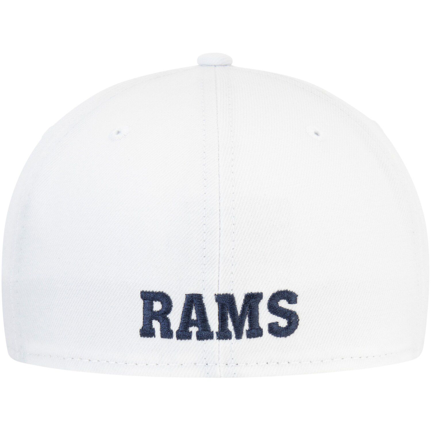 Men's New Era White Los Angeles Rams Historic Omaha 59FIFTY Fitted Hat