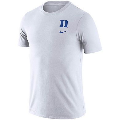 Men's Nike White Duke Blue Devils DNA Logo Performance T-Shirt