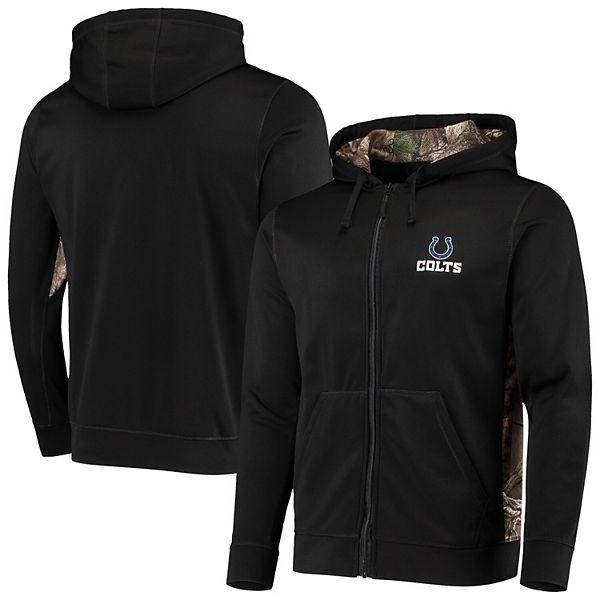 Dunbrooke Men's Black/Realtree Camo Kansas City Chiefs Decoy Tech Fleece Full-Zip Jacket, Size: Medium