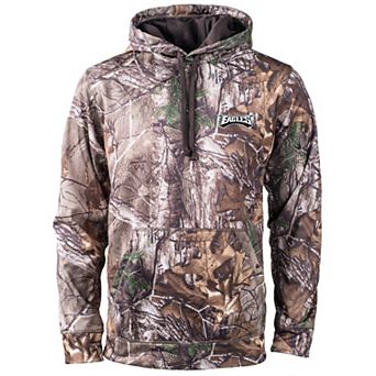 Men's Dunbrooke Realtree Camo Philadelphia Eagles Circle Champion Tech Fleece Pullover Hoodie