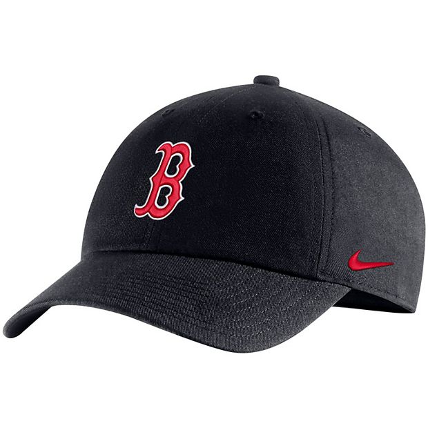 Men's Boston Red Sox Logo Nike Navy Heritage 86 Adjustable Hat