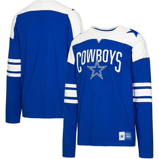 royal blue cowboys shirt