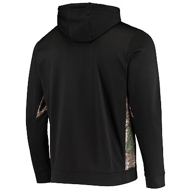 Men's Dunbrooke Black/Realtree Camo New England Patriots Decoy Tech Fleece Full-Zip Hoodie
