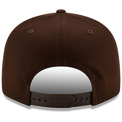 Men's New Era Brown San Diego Padres Team Color 9FIFTY Adjustable Hat