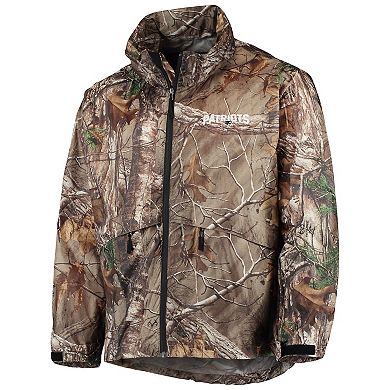 Men's Dunbrooke Realtree Camo New England Patriots Circle Sportsman Waterproof Packable Full-Zip Jacket