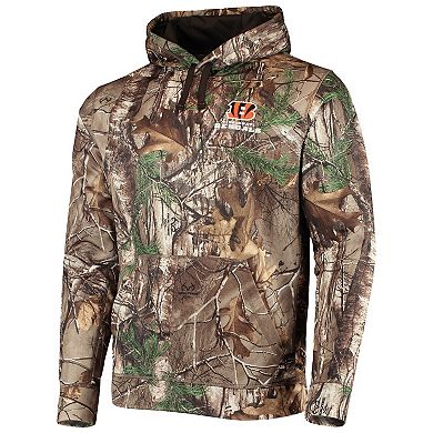 Men's Dunbrooke Realtree Camo Cincinnati Bengals Circle Champion Tech Fleece Pullover Hoodie